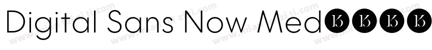 Digital Sans Now Med字体转换